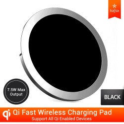 Kajsa W6 Qi Fast Wireless Charger - Black