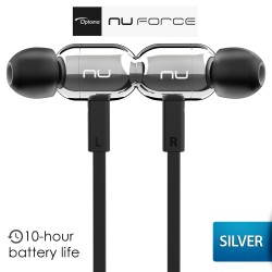 OPTOMA NuForce BE Live2 Earphone Wireless Bluetooth Audio - Silver