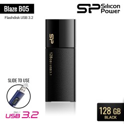 Silicon Power Blaze B05 Flashdisk USB3.2 128GB Black