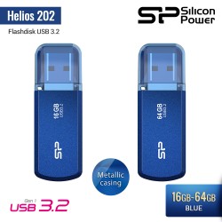 Silicon Power Helios 202 Flashdisk USB3.2 - 16GB-64GB Blue