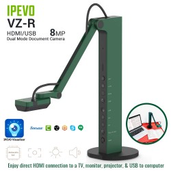 IPEVO VZ-R HDMI/USB Dual Mode Document Camera 8MP - Hijau