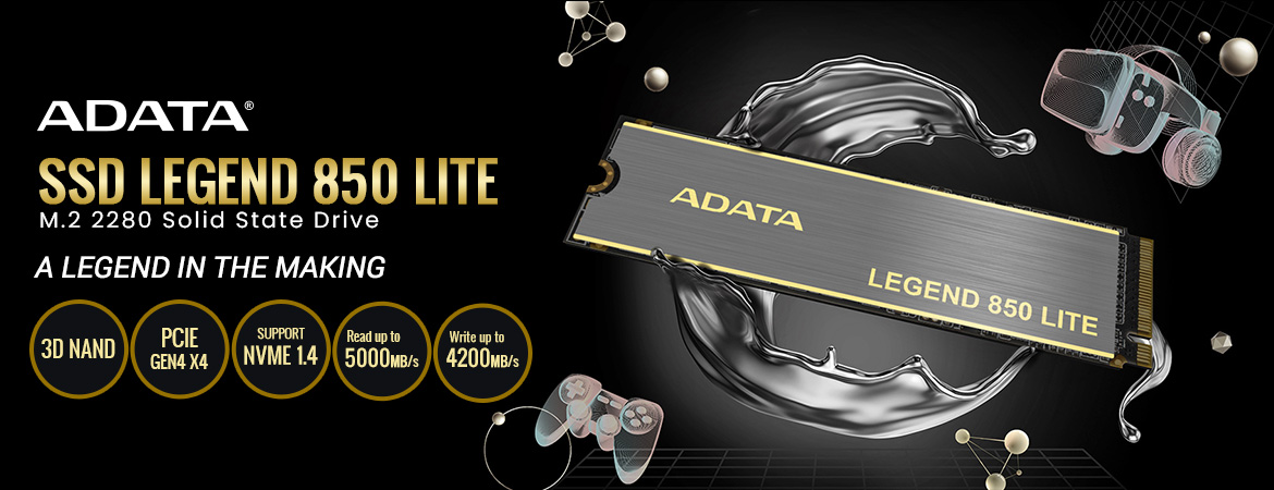 ADATA LEGEND 850 LITE SSD PCIe Gen4 x4 M.2 2280 - 1TB-2TB